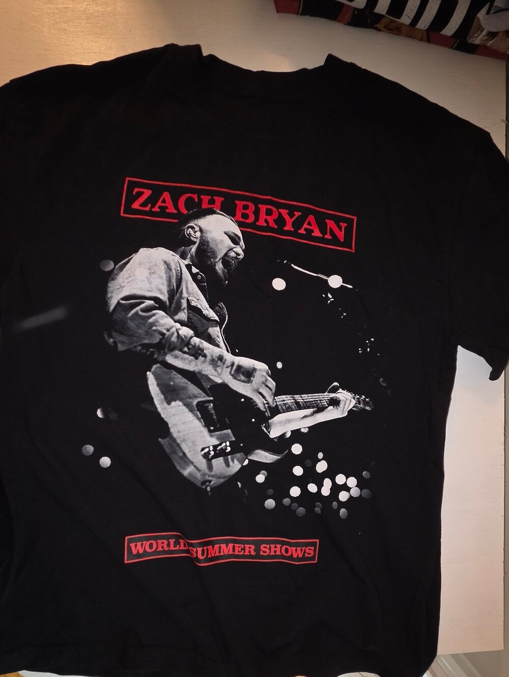 Zach Bryan World Summer Shows Tour Shirt